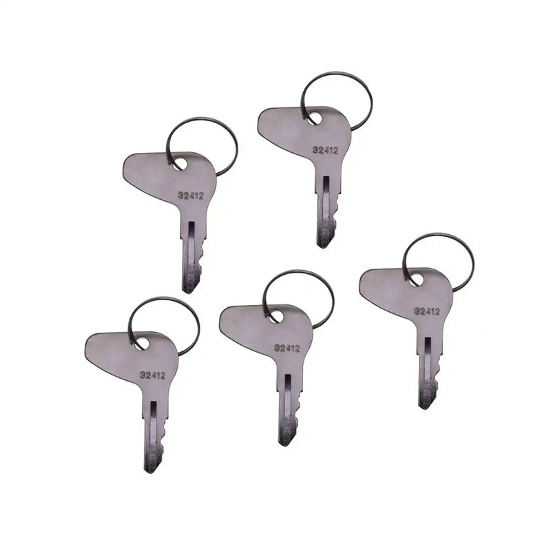 Afbeelding laden in Galerijviewer, 5 Pcs Ignition Switch Keys H32412 35260-31850 For Kubota L G M Series Tractor from MyMROmarts