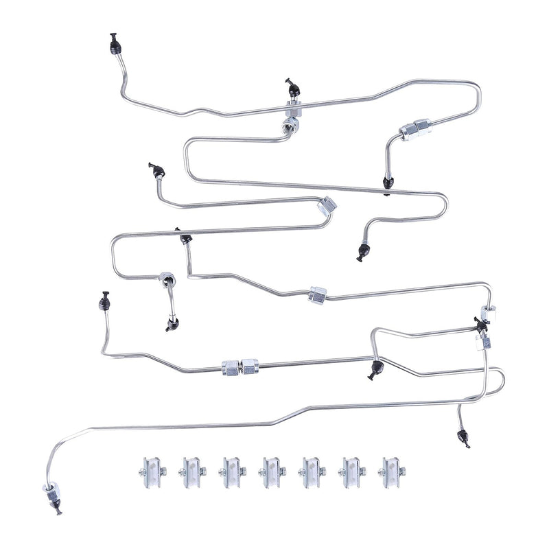 Lataa kuva gallerian katseluohjelmaan 6PCS Fuel Injection Line Kit with Clamps 1917941 1917942 1917943 1917944 1917945 1917946 For CAT Caterpillar 3406 3406B 3406C Engine from MyMROmarts
