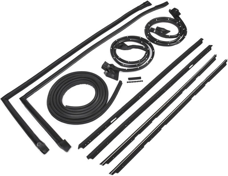 Load image into Gallery viewer, 9Pcs Rail Window Seal Weatherstripping Kit Replacement for Chevy Monte Carlo 1983-1988 128555 from MyMROmarts