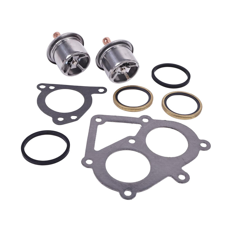 Load image into Gallery viewer, Thermostat and Gasket Kit 2477133 247-7133 4N-1156 3S-9643 139-3550 for Caterpillar C-15 C15 3406 Engine from MyMROmarts