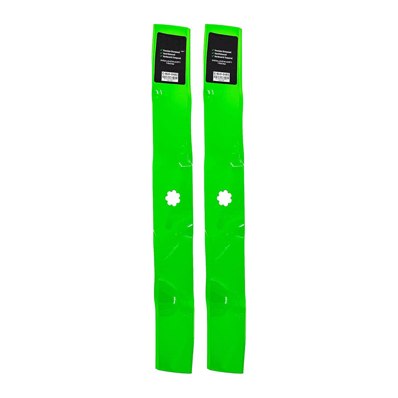 Laden Sie das Bild in Galerie -Viewer, 2 Pack Blade AM141040 for John Deere LT150 LT160 STX38 LX188 X300 X310 F525 GT275 38" Deck (Mulching) from MyMROmarts