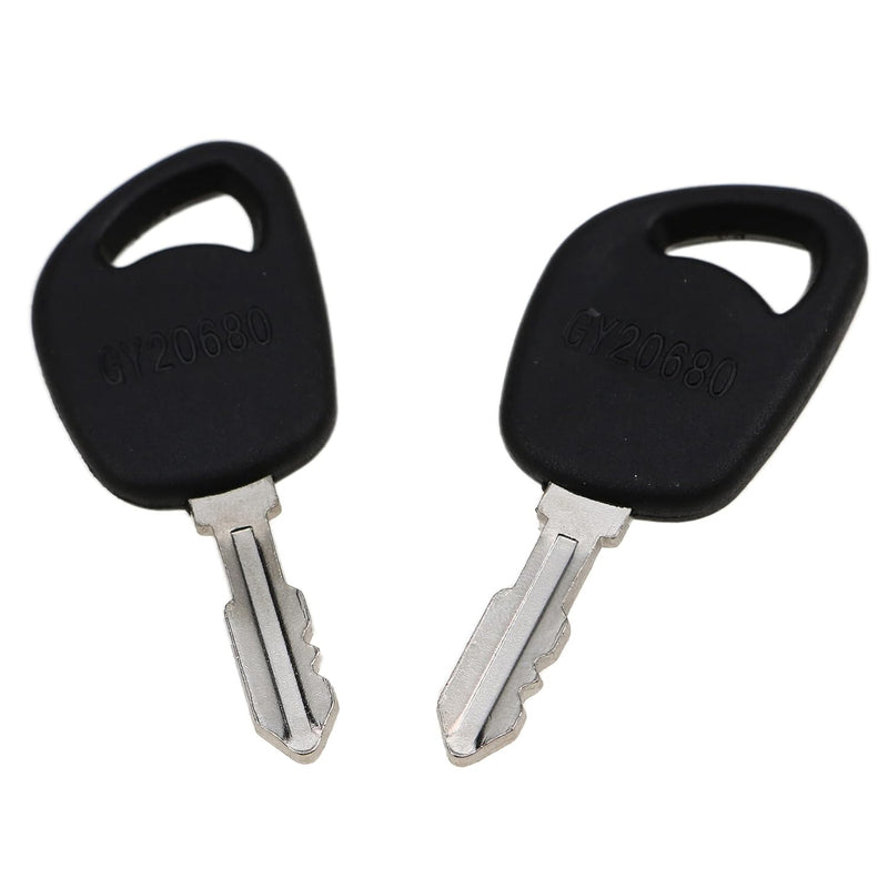 Load image into Gallery viewer, 2Pcs Ignition Keys GY20680 LVA17264 For John Deere 100 LA LT SST X Series 1026R L100 L110 L108 L111 L118 L120 L130 LA125 LA130 LA135 LT150 LT155 D110 1023E 1025R 1026R 2025R 2026R - Body Parts > Cab External parts > Cab Key from MyMROmarts