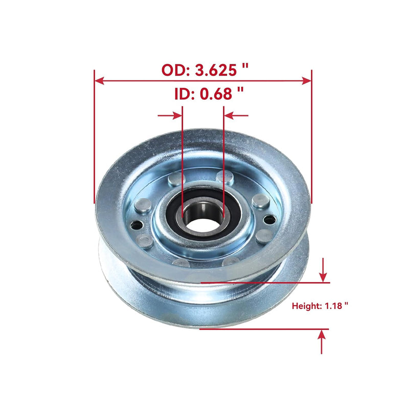 Load image into Gallery viewer, GY20067 Idler Pulley with GY20629 Pulley Replaces John Deere GY22172, GY22082, GY20110, AUC17621, 756-05034 for John Deere L110 L120 L130 D110 D130 D140 D150 LA105 LA145 LA150 Tractors from MyMROmarts