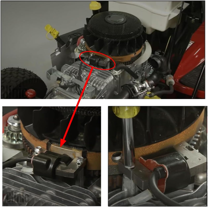 Load image into Gallery viewer, 796520 591459 Ignition Coil for B&S 492341 591459 799650 495859 690248 715231 795315 Lawn Mower for John Deere LG492341 LG495859 D110 Lawn Tractor for 13HP 14HP 15HP Ignition Coil from MyMROmarts