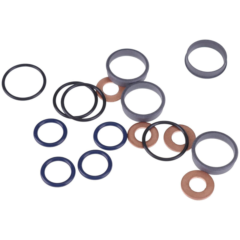 Load image into Gallery viewer, Fuel Injector Seal Kit 1J770-53490 1J864-53620 0481405110 1J770-53260 for Kubota M6060HD M7060HD M7060HFC KX057-4 KX080-4 U55-4 SVL75-2 SVL75-3 SSV65PC - Hydraulic Parts > Hydraulic Seal Kits from MyMROmarts