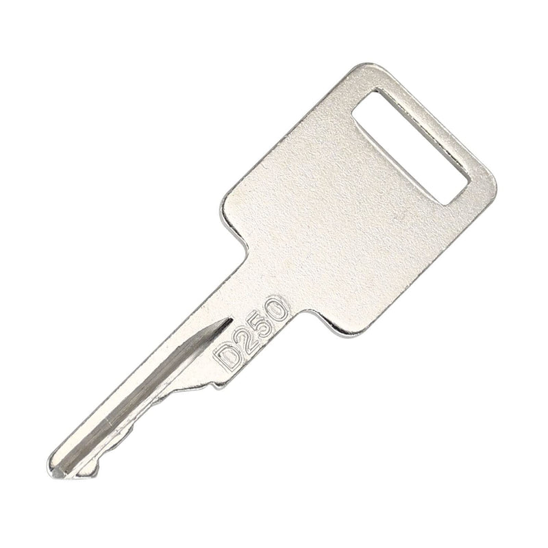 Load image into Gallery viewer, 4 PCS Ignition Keys D250 6693241 6709527 A77313 307852A1 for Bobcat Skid Steer Loader S130 S175 S220 S300 S450 S550 A220 T140 T10 T250 T300 T590 T650 730 742 763 843 864 963 310 - Body Parts > Cab External parts > Cab Key from MyMROmarts