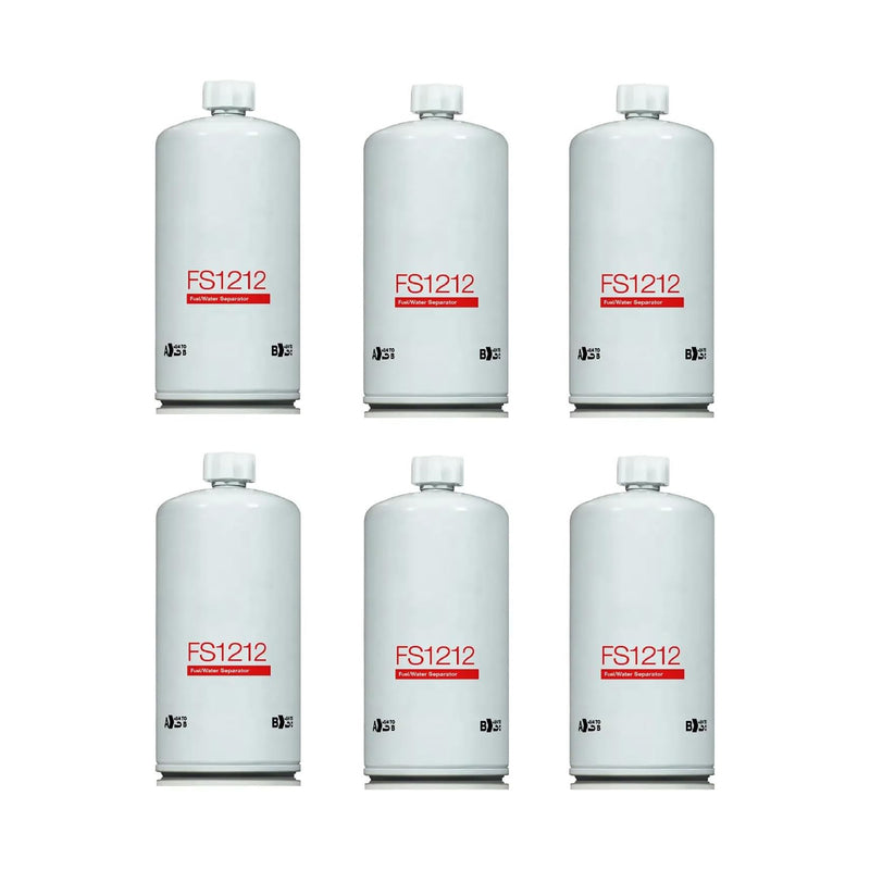Load image into Gallery viewer, 6pcs FS1212 Fuel Water Separator 3308638 3310216 1R0711 BF1212 P558000 FF105 FS1000 P558000 BF1212 For Cummins ISM11 M11 N14 Engine Caterpillar C10 C12 C13 C15 C16 3406 Engine from MyMROmarts