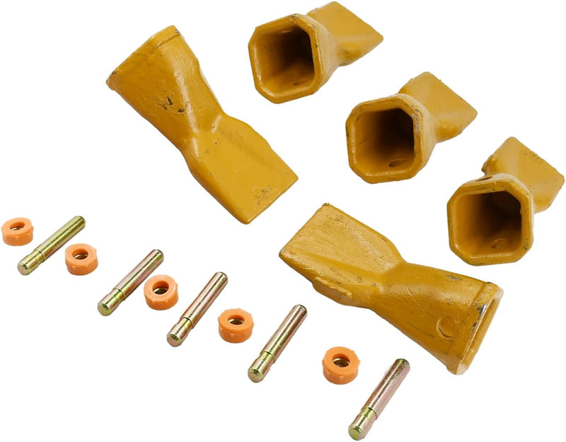 Load image into Gallery viewer, 5Pcs Bucket Teeth Penetration Tip 208-5235 201-1238 DRS230 for Caterpillar 416D 420D 424D 428D 430D 432D 438D 442D Backhoe Loaders