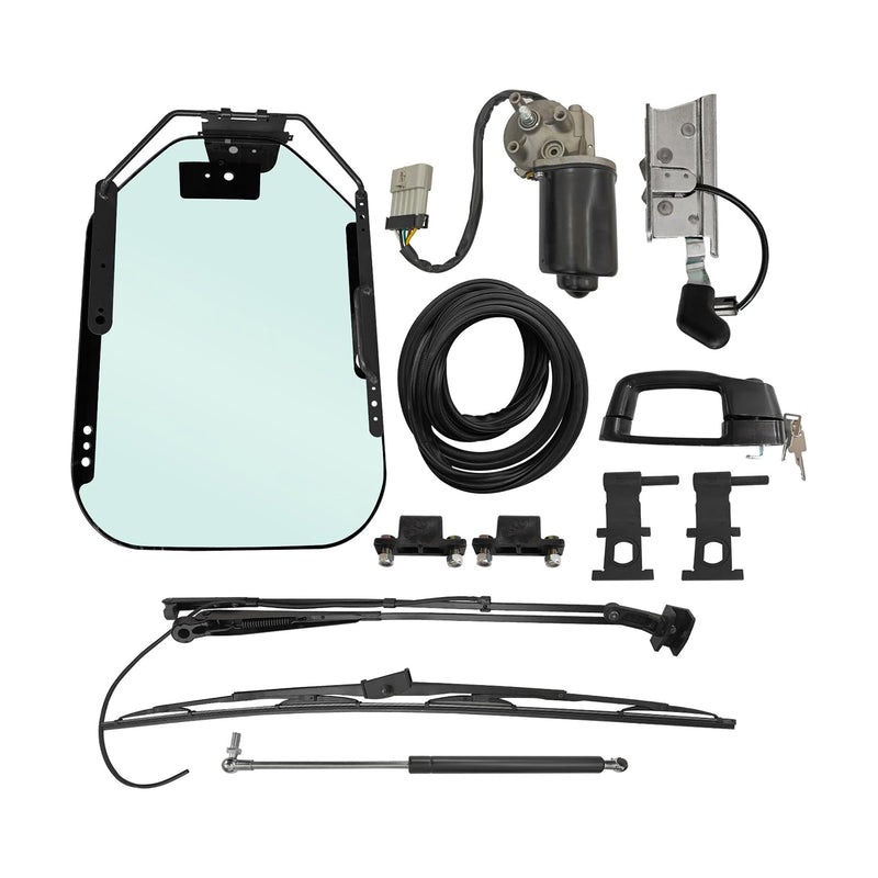 Load image into Gallery viewer, NEW Front Glass Door Frame Assembly 7120401 7120402 7281063 7109662 Fits for Bobcat M All Wheel Loaders A770 Skid Steer Loaders S450 S510 S530 S550 Track Loaders T450 T550 T590 - Body Parts > Cab External parts > Glass and Accessories from MyMROmarts