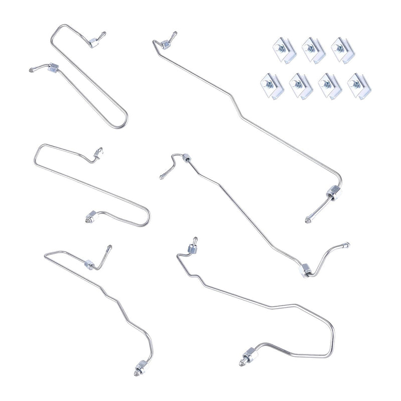 Lataa kuva gallerian katseluohjelmaan 6PCS Fuel Injection Line Kit with Clamps 1917941 1917942 1917943 1917944 1917945 1917946 For CAT Caterpillar 3406 3406B 3406C Engine from MyMROmarts