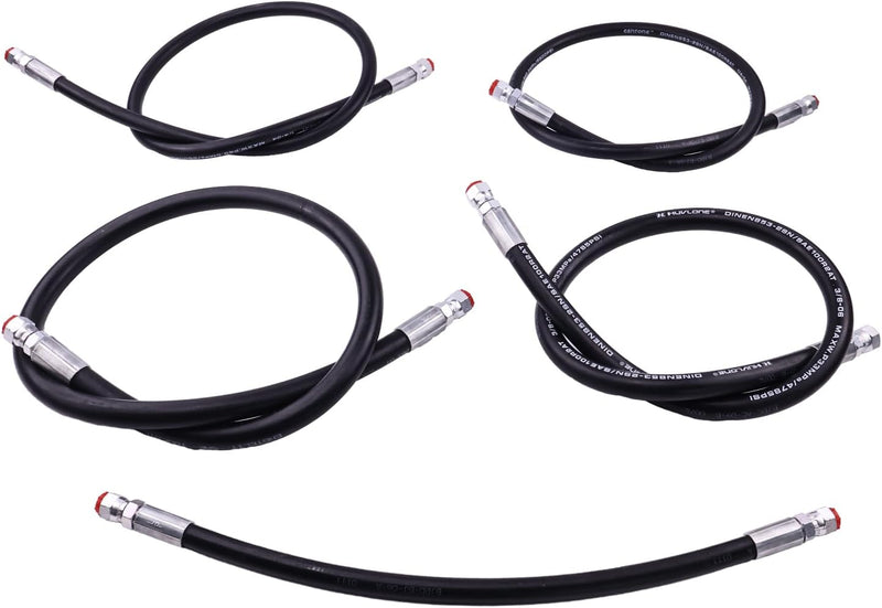 Load image into Gallery viewer, Hydraulic Hose Kit 16" 36" 42" 38" 42" Compatible with Fisher Xtreme V Snowplow 1/4'' 3/8'' Receiver from MyMROmarts
