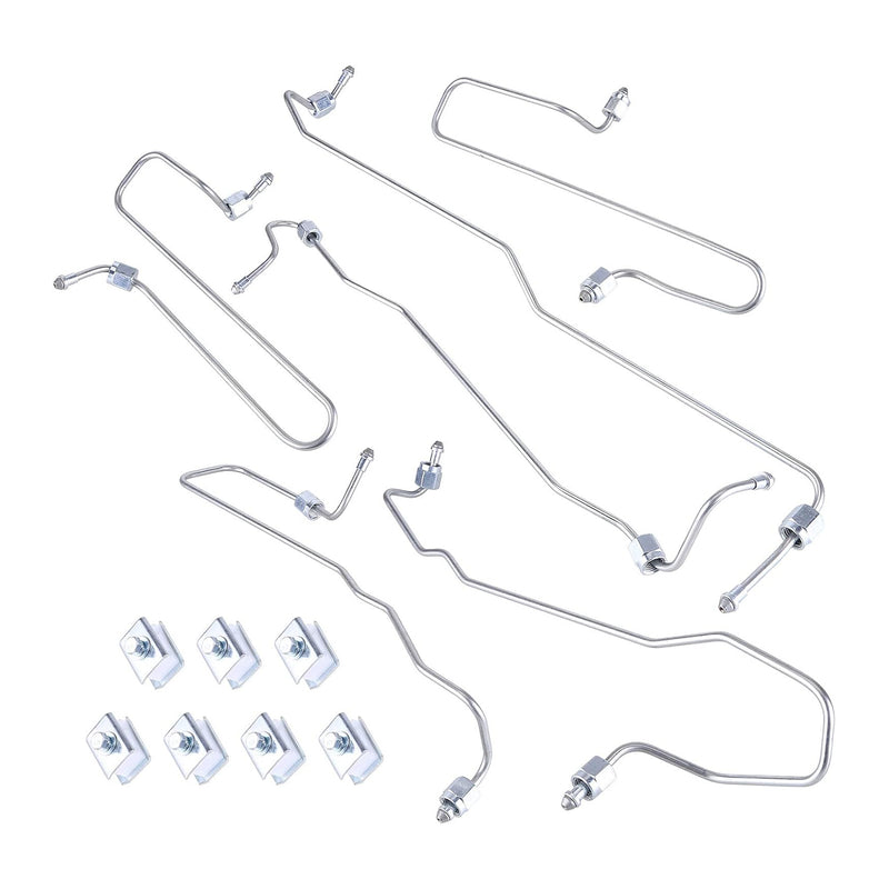 Lataa kuva gallerian katseluohjelmaan 6PCS Fuel Injection Line Kit with Clamps 1917941 1917942 1917943 1917944 1917945 1917946 For CAT Caterpillar 3406 3406B 3406C Engine from MyMROmarts
