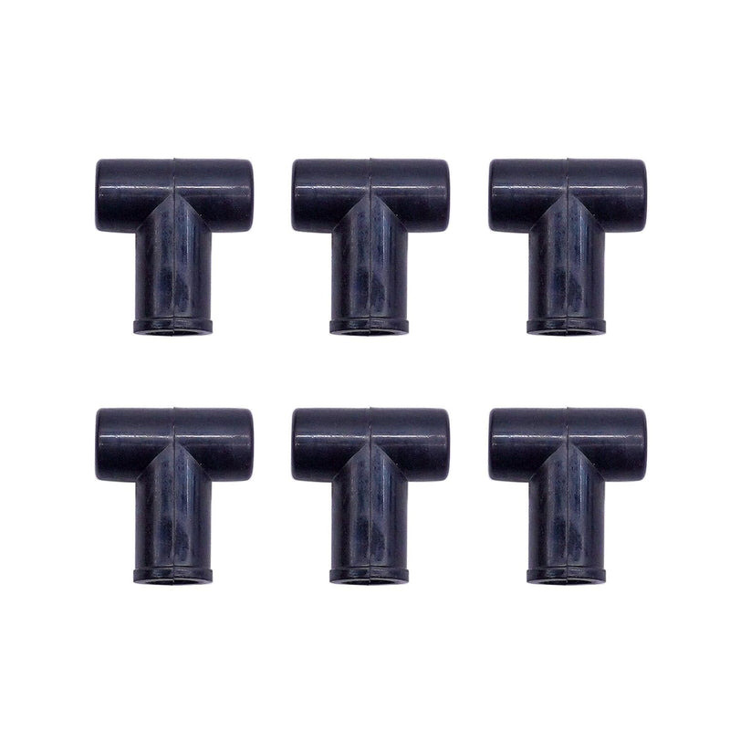 Load image into Gallery viewer, 6-Pack Fuel Return Line T-Boots 1403-3711 T23425, 163670A for John Deere Tractors 1020, 2020, 2510, 4040, 4240, 4430, 4440, 4640, 4840, 8430, 8630 & Power Units 135, 152, 180, 202, 303