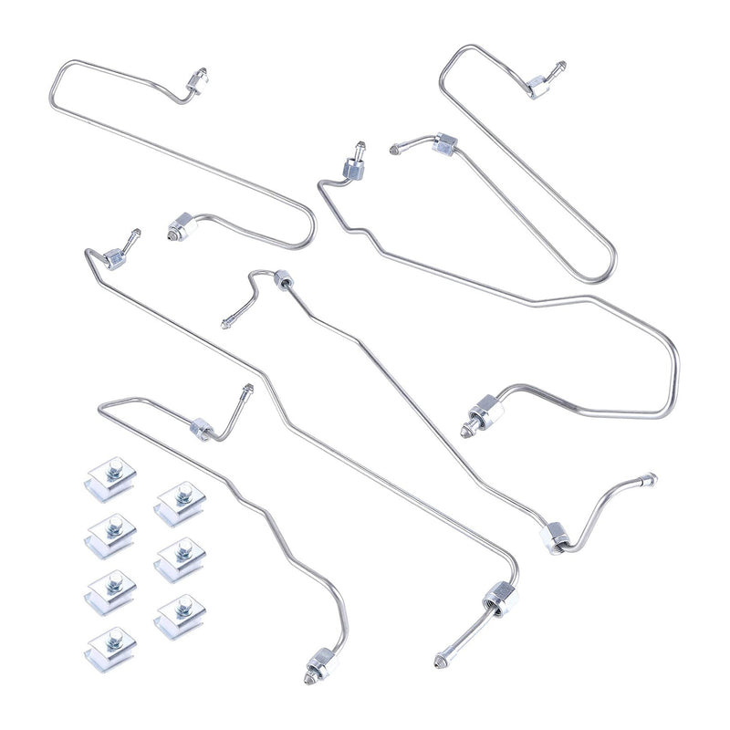 Lataa kuva gallerian katseluohjelmaan 6PCS Fuel Injection Line Kit with Clamps 1917941 1917942 1917943 1917944 1917945 1917946 For CAT Caterpillar 3406 3406B 3406C Engine from MyMROmarts