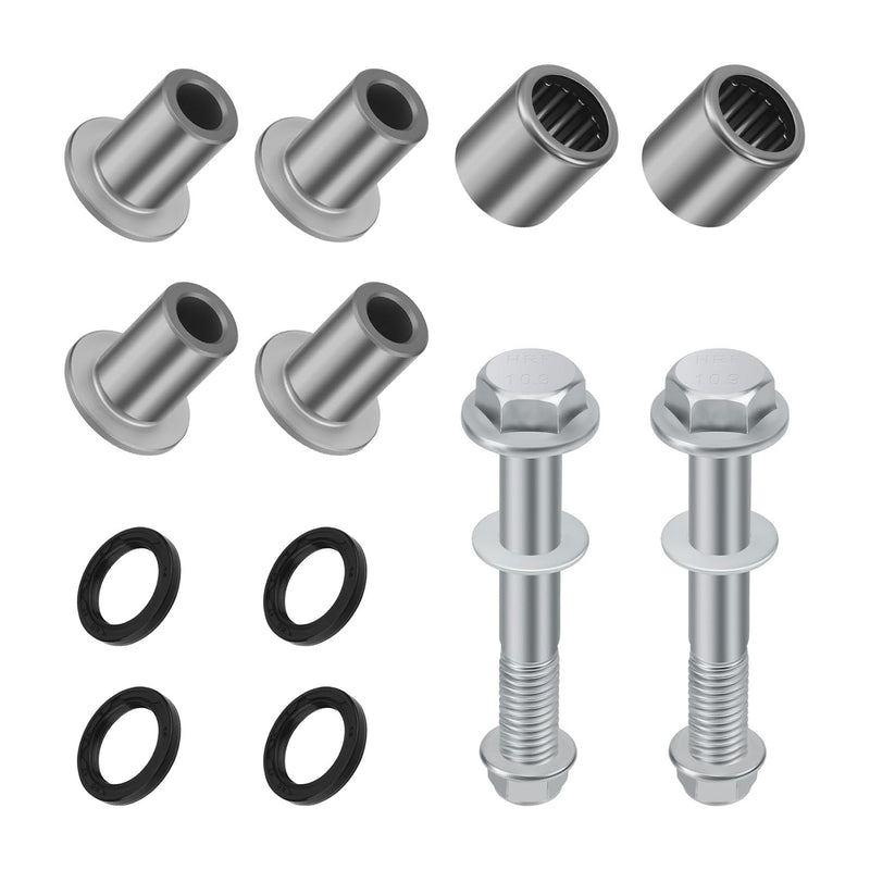 Afbeelding laden in Galerijviewer, Front Upper A Arm Bushing Seal Kit w/Bolt 52455-07G00 92026-S095 3406-111 For Arctic Cat DVX 400 Suzuki 2003-2014 LT-Z400 QuadSport Z Kawasaki KFX400 from MyMROmarts