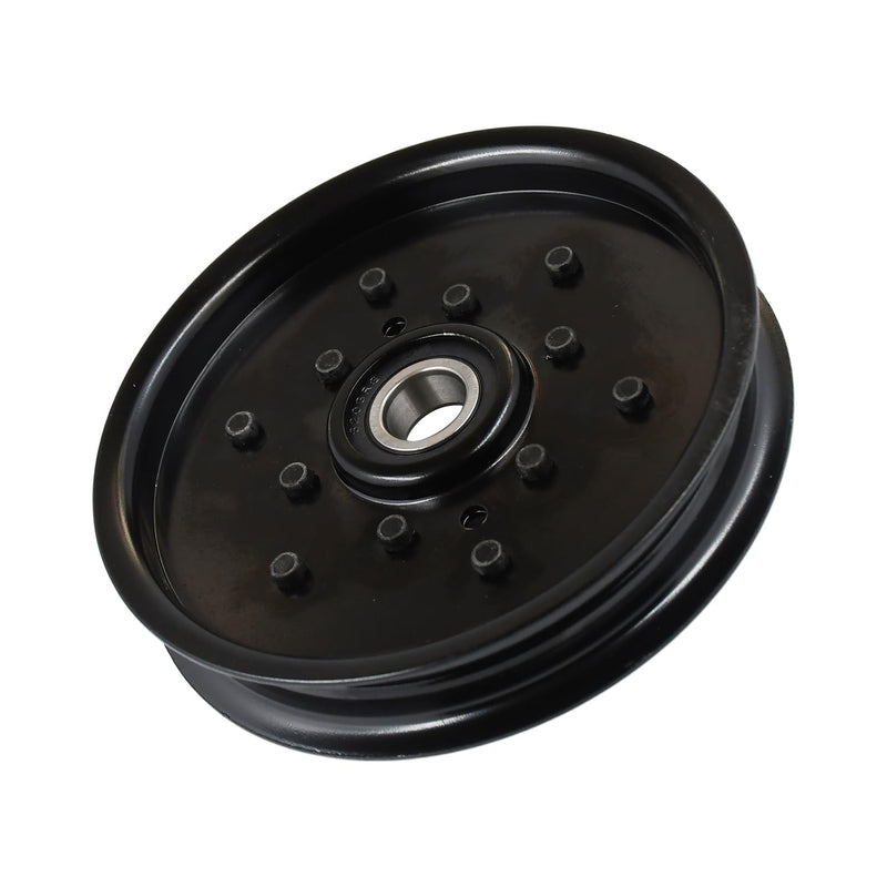 Load image into Gallery viewer, 38297 Flat Idler Pulley Compatible with Bobcat XM Series Mowers, OD: 5-3/4", Flat OD: 5", Bore: 3/8" from MyMROmarts