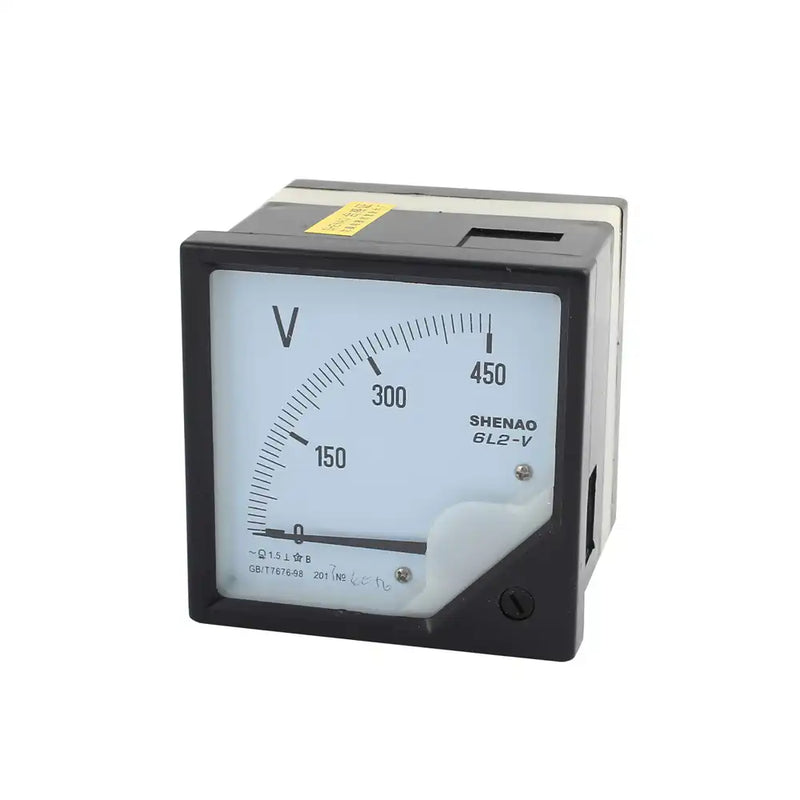 Lataa kuva gallerian katseluohjelmaan 6L2-V Class 1.5 Accuracy AC 0-450V Analog Panel Meter Voltmeter Gauge for CHINT - Electrical Parts > Other Electrical Parts from MyMROmarts