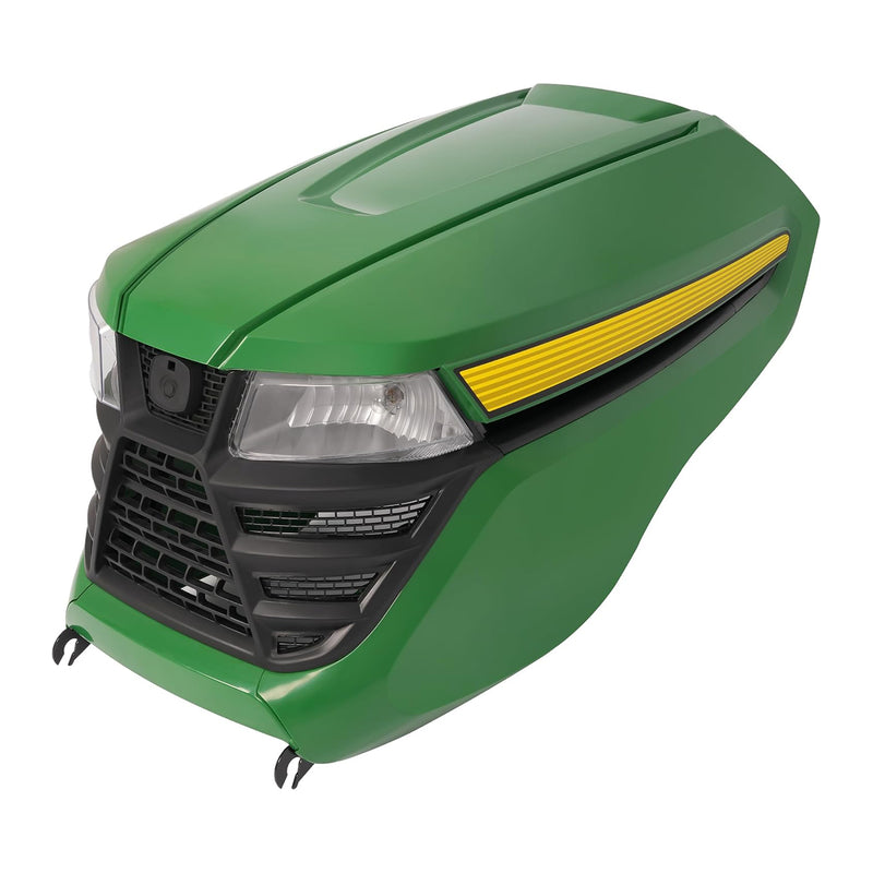 Afbeelding laden in Galerijviewer, Complete Hood Kit Hood Side Panel Upper Hood Front Grille w/Headlight AUC13489 AUC13490 M168883 M168888 For John Deere X300 X304 X310 X320 X350 X370 X384 X394 from MyMROmarts