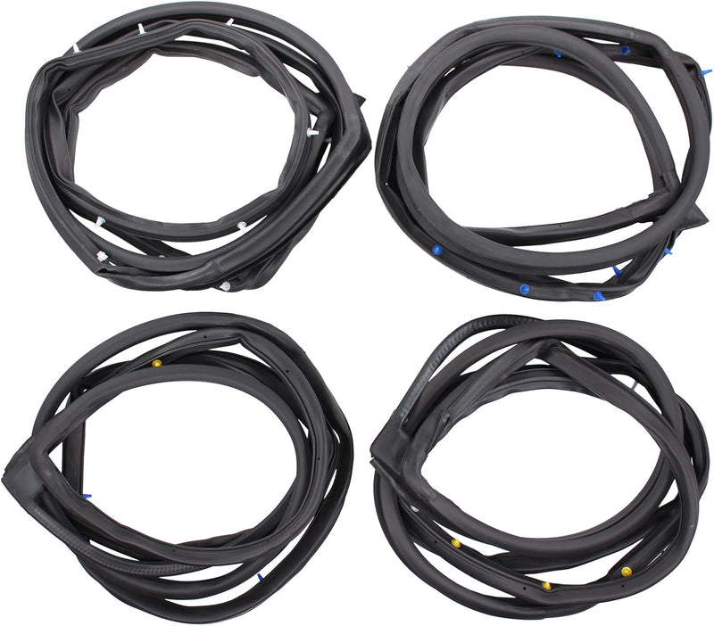 Laden Sie das Bild in Galerie -Viewer, Front and Rear Door Rubber Seal Gasket Weatherstrip Molding for Honda Civic Sedan 2006-2011 from MyMROmarts