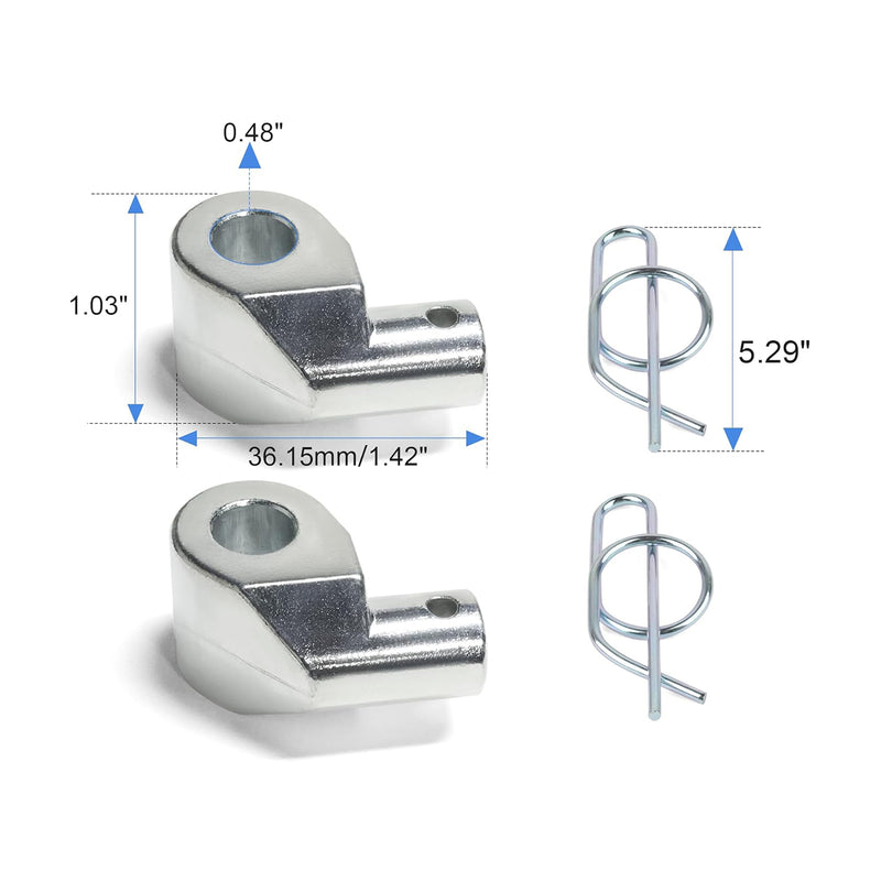 Load image into Gallery viewer, 2 Pack Trunnion UC14170 M155101 for John Deere X534 X540 X570 X580 X584 X300R X304 X305R X310 X320 X324 X340 X360 X330 X350 X350R X354 from MyMROmarts