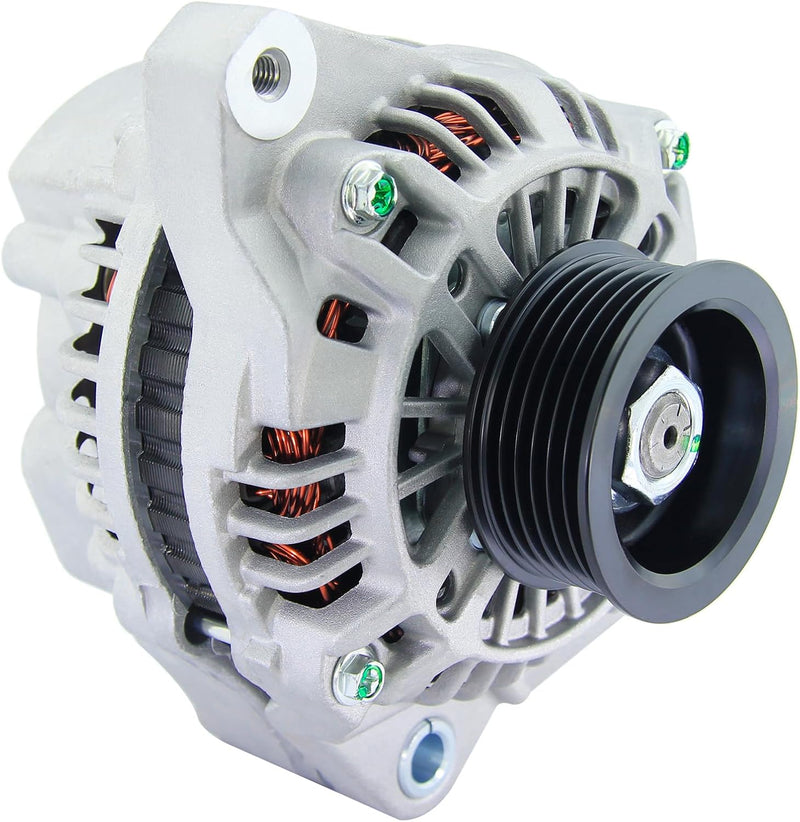 Cargue la imagen en el visor de la galería, Honda Civic Acura Alternator Replacement New for 2001 2002 2003 2004 2005 EL L4 1.7L, 06311PLM505RM 31100-PLM-A01A02 02RM AHGA50 64 A005TA6991A 7091 7191 ZC 400-48035 13893N 90-27-3268 from MyMROmarts