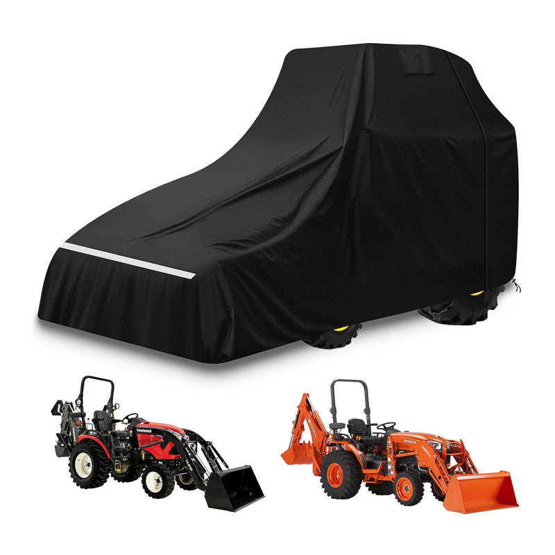 Load image into Gallery viewer, Tractor Cover Large,600d Oxford Cloth for John Deere 1,2,3 Series 1025r 2320 2720 3520, Kubota and Mahindra with Backhoe,Waterproof Uv Resistant & Dustproof, (189 L X 76 W X 86 H in) - Covers from MyMROmarts