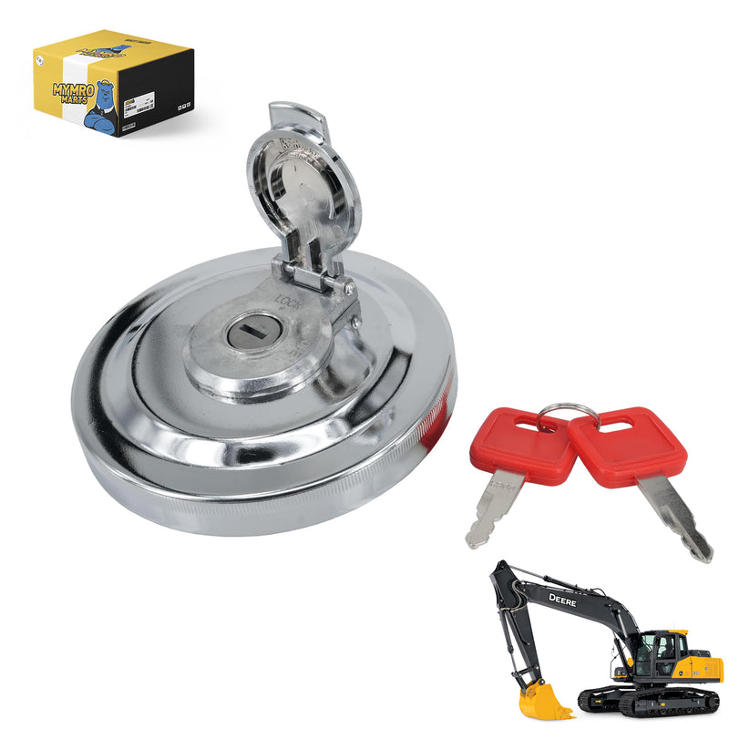 Load image into Gallery viewer, Fuel Tank Cap AT321249 AT323462 for John Deere 110 120 210 2054 230LC 270LC 75D 75G 800C 85D 85G 200LC 330LC from MyMROmarts