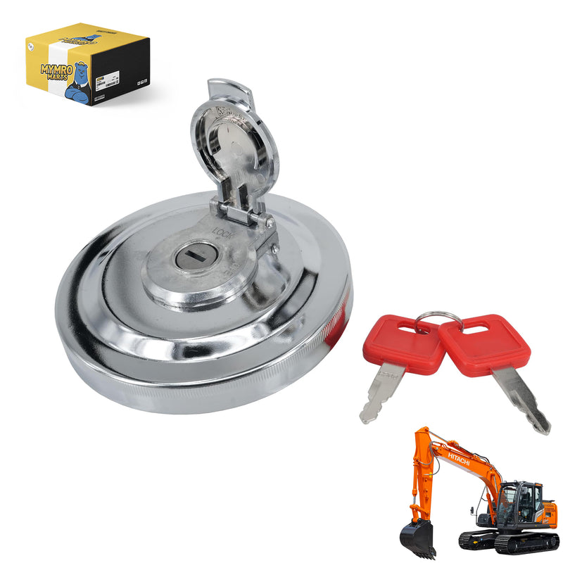Load image into Gallery viewer, Fuel Tank Cap 4188409 4361638 for Hitachi EX60-5 EX80-5 EX100-5 EX120-5 EX200-5 ZAXIS120 ZAXIS130 ZAXIS135 ZAXIS160 ZAXIS200 Excavators - Engine Parts > Other Engine Parts > Radiator and Oil and Fuel Caps from MyMROmarts