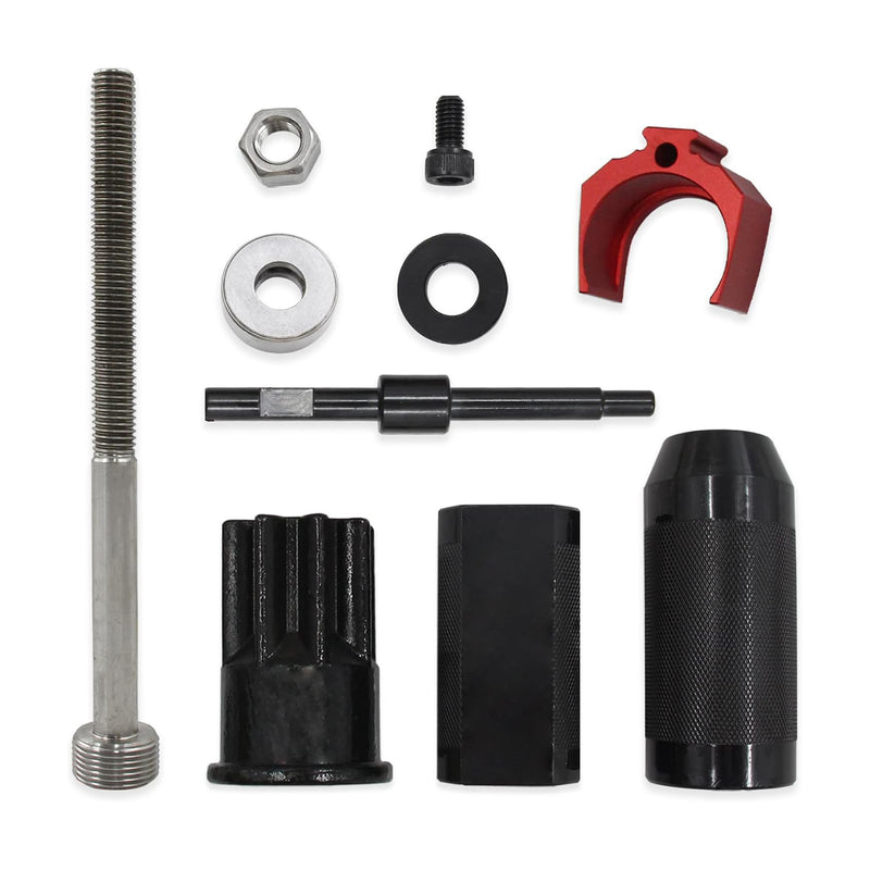 Afbeelding laden in Galerijviewer, Heavy Duty Steel Injector Sleeve Remover Installer whole set 9U-6891 Injector Height Tool for CAT Caterpillar 3406E C10/C12/C15/C16/C18 Engine from MyMROmarts