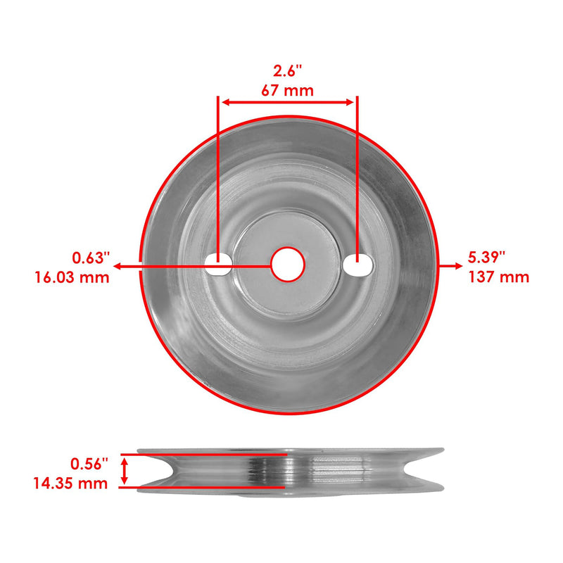 Load image into Gallery viewer, 42" 48" 54" Deck Pulley M157175 For John Deere X320 X324 X340 48"/ X500 X520 X320 X324 X340 X360 / X300 X304 X310 from MyMROmarts