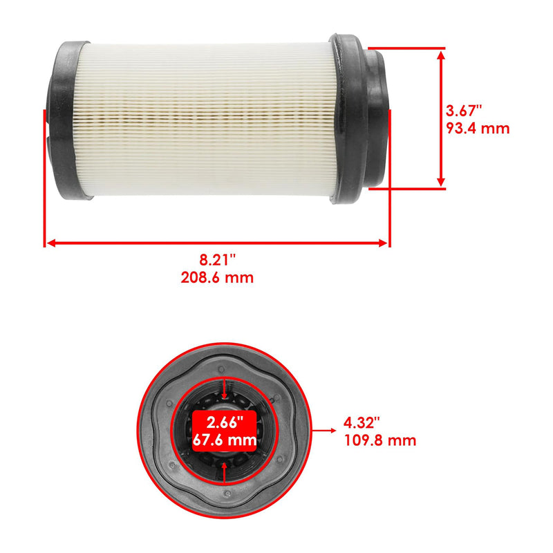 Load image into Gallery viewer, Primary & Secondary Air Filter LVU34503 LVU34504 For John Deere 1023E 1025R 1026R 2025R 2026R 2400 2550 2700 2750 - Engine Maintenance Parts > Air Filter from MyMROmarts
