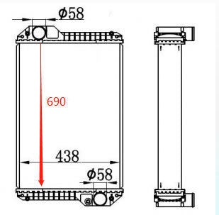 Load image into Gallery viewer, Radiator AT334100 For John Deere Excavator 490E Loader 444J 444K 524 P 524K 524K-II 544 P 544J 544K 544K-II from MyMROmarts