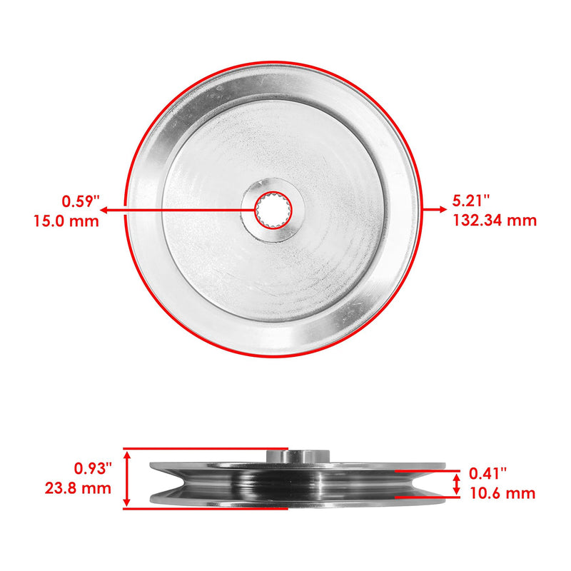 Load image into Gallery viewer, Transmission Pulley M812154 For John Deere X300 Lawn Mower from MyMROmarts