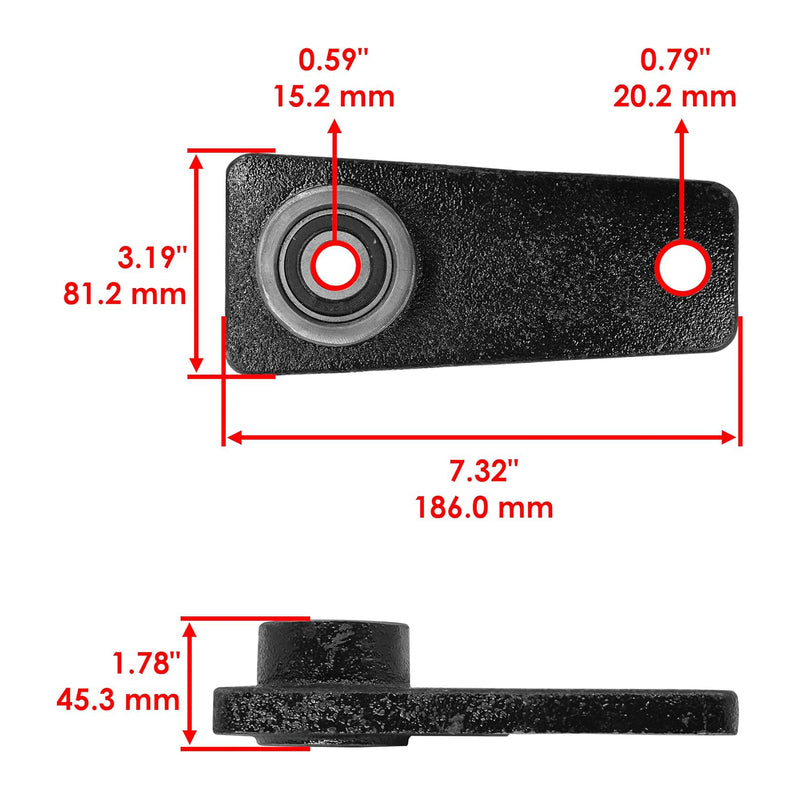 Load image into Gallery viewer, Deck Tensioner Arm AM137197 For John Deere 42" 48" 54" X300 X304 X310 from MyMROmarts