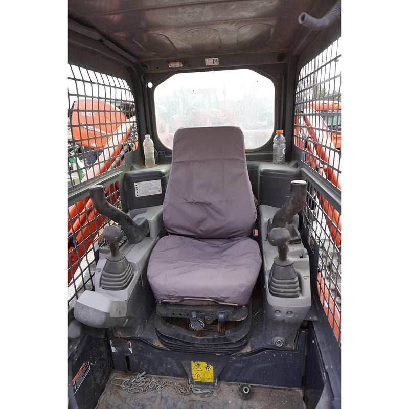 Load image into Gallery viewer, Durafit Seat Covers, KU24 Gray Endura KUBOTA Models SVL 75-95.2 KUBOTA Skid Loader, KX0400, U48-5 Excavator in Gray Endura - Body Parts > Other Cab Parts > Seat Cover from MyMROmarts