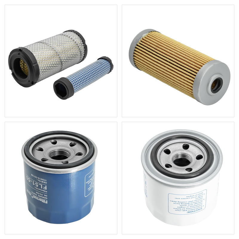 Load image into Gallery viewer, Filter Kit 11930535150 40358122 40049450 40195621 40220109 Compatible with LS Tractor MT125 - Engine Maintenance Parts > Filter Kits from MyMROmarts