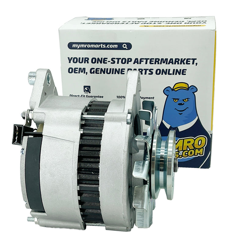 Chargez l'image dans la visionneuse de la galerie, New Alternator Replacement For Ford New Holland Backhoe & Tractor 4830 3230 3930 54022776D, 54022336, 54022336D, 54022776, 63324273, 11201504, 81863039, E7NN10B376BB, ALU0007, 40030007 - Electrical Parts > Alternator from MyMROmarts