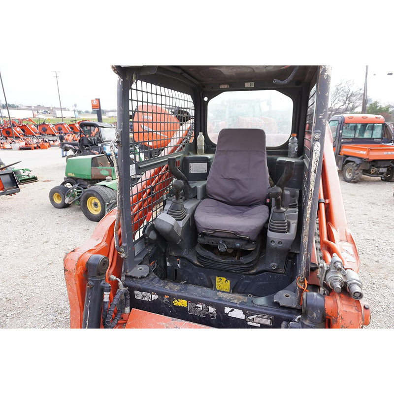 Load image into Gallery viewer, Durafit Seat Covers, KU24 Gray Endura KUBOTA Models SVL 75-95.2 KUBOTA Skid Loader, KX0400, U48-5 Excavator in Gray Endura - Body Parts > Other Cab Parts > Seat Cover from MyMROmarts