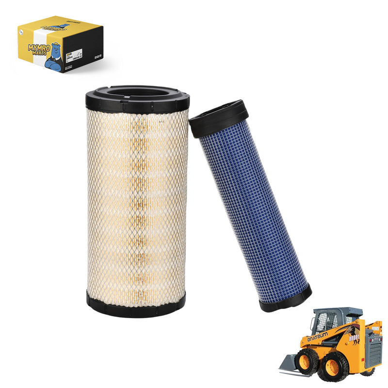 Load image into Gallery viewer, Air Filter Set P828889 P829333 for Ford LB75 LB90 LB110 Backhoe Loaders C190 C227 C232 L180 L185 L190 Skid Steer Loaders 6635 7635 8010 Tractors - Engine Maintenance Parts > Air Filter from MyMROmarts