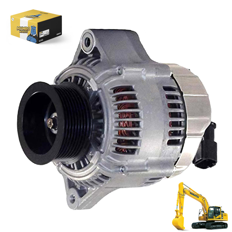 Load image into Gallery viewer, Alternator 600-861-6420 for Komatsu PC240LC-8 PC220LC-8 PC200-8 Excavator SAA6D107E Engine 24V 60A from MyMROmarts