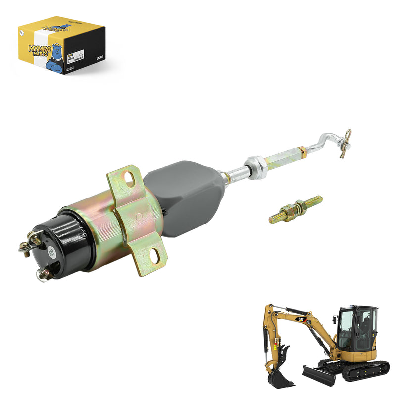Load image into Gallery viewer, 24V Shutoff Solenoid 5I7518 CA5I7518 5I-7518 for Caterpillar CAT 311 312 320 320L Track Excavators 3064 3066 Engines - Electrical Parts > Solenoid Valve > Shut Off Solenoid from MyMROmarts