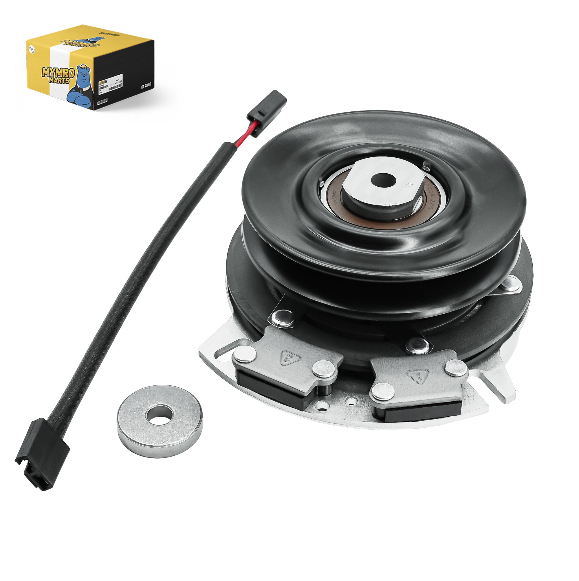 Electric Blade PTO Clutch AM126100 for John Deere Warner Husqvarna Poulan LX255 LX266 LX277 GT225 GT235 GT235E GT245 GX255 LT190 LX279 LX280 LX288 LX289 SST15 SST16 SST18 Tractor