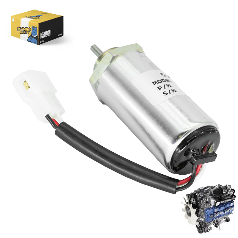 Load image into Gallery viewer, Fuel Shutoff Solenoid 8973295680 for Isuzu 3LB1 3LD1 3LD2 4LB1 4LE1 Diesel Engines - Electrical Parts > Solenoid Valve > Shut Off Solenoid from MyMROmarts