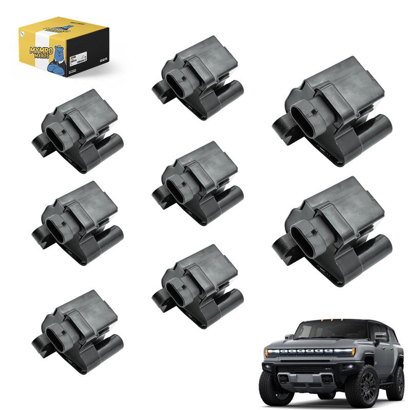Load image into Gallery viewer, Set of 8 Ignition Coils Pack UF271 C1208 D581 for 4.8L 5.3L 6.0L For Hummer 2003-2007 SUV H2 with Engine V8 6.0L - Electrical Parts > Other Electrical Parts > Solenoid Valve Coil from MyMROmarts