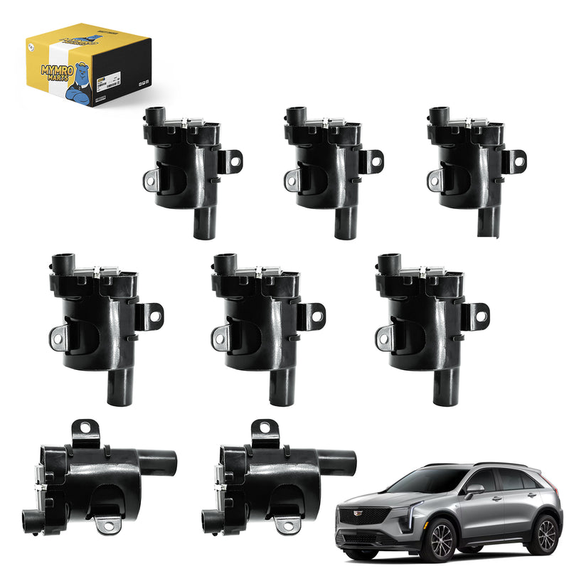 Load image into Gallery viewer, Set of 8 Round Ignition Coil Pack UF262 D585 For Cadillac SUV Escalade ESV Pickup Truck Escalade EXT with Engine V8 5.3L/6.0L - Electrical Parts > Other Electrical Parts > Solenoid Valve Coil from MyMROmarts