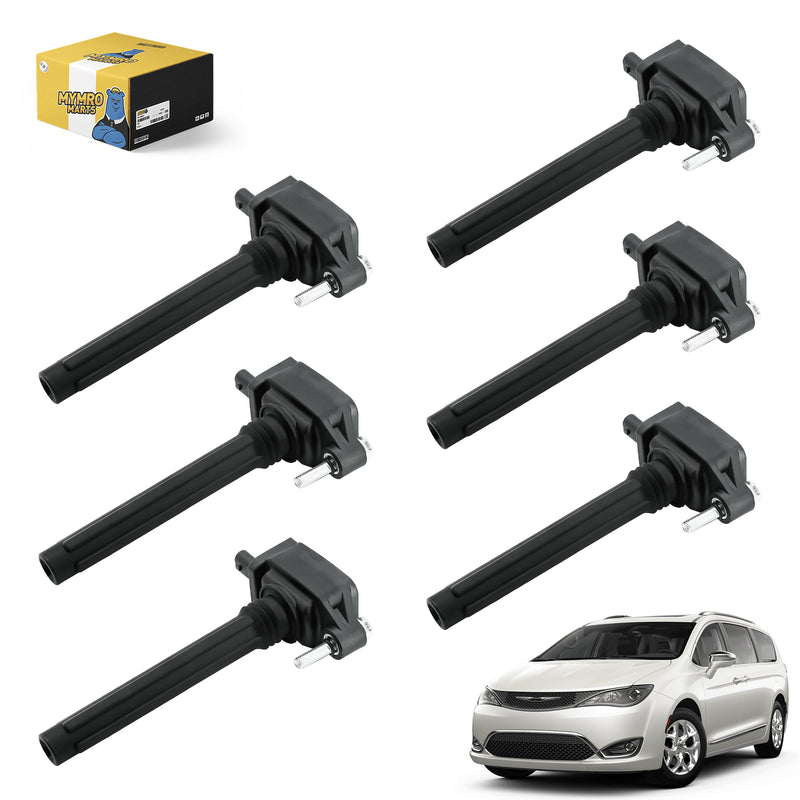 Cargue la imagen en el visor de la galería, Set of 6 Ignition Coil Pack UF648 For Chrysler 2011–2016 Town & Country 200 300 with Engine 3.6L V6 - Electrical Parts > Other Electrical Parts > Solenoid Valve Coil from MyMROmarts