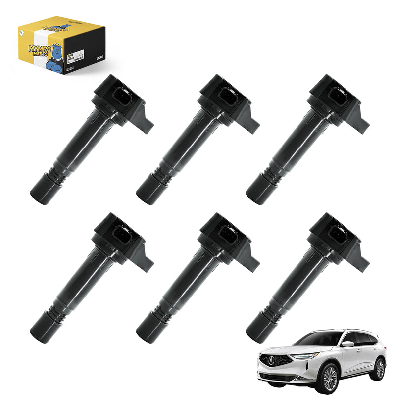 Cargue la imagen en el visor de la galería, Set of 6 Ignition Coil Packs UF624 for Acura SUV 2013-2015 RDX 2010-2013 MDX ZDX with Engine 3.5L 3.7L - Electrical Parts > Other Electrical Parts > Solenoid Valve Coil from MyMROmarts