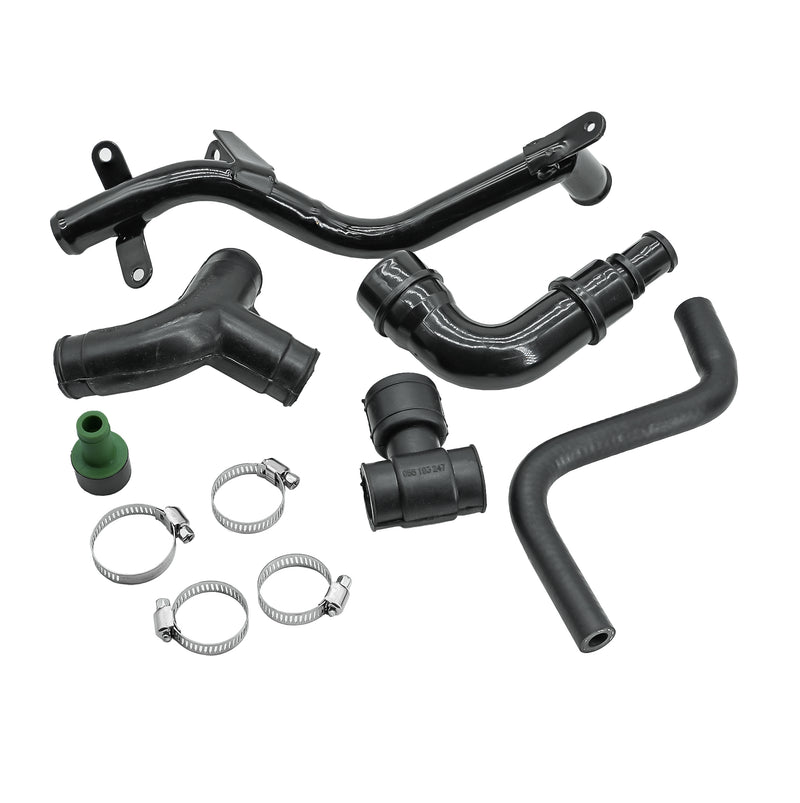 Cargue la imagen en el visor de la galería, Engine Crankcase Breather Vent Hose Pipe Kit for VW Passat B5 AUDI A4 A6 1.8T from MyMROmarts