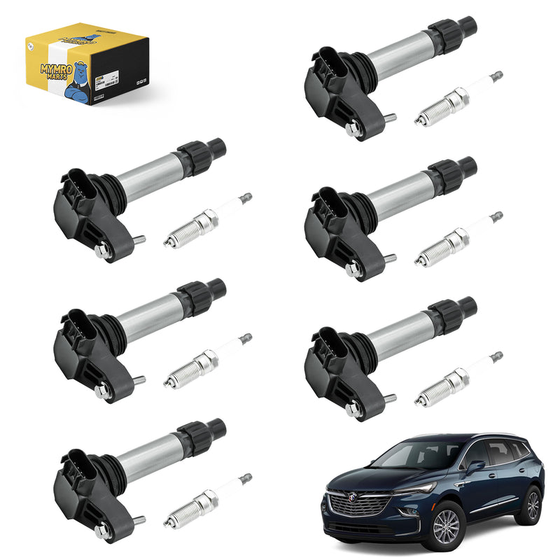 Load image into Gallery viewer, 6PCS Ignition Coil UF569 & 6PCS Double Iridium Spark Plug 12622561 For Buick Sedan Allure Lacrosse SUV Enclave with Engine V6 3.0L/3.6L - Electrical Parts > Other Electrical Parts > Solenoid Valve Coil from MyMROmarts