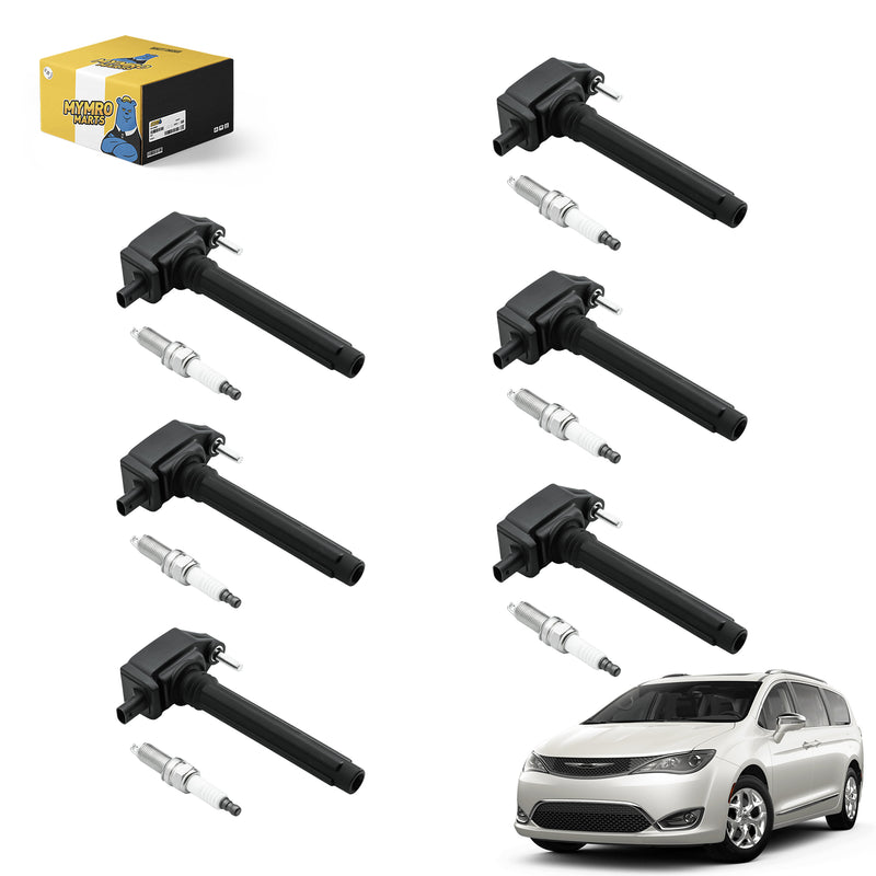 Load image into Gallery viewer, 6PCS Ignition Coil UF648 C1791 & Double Iridium Spark Plug 97390 For Chrysler 200 300 TOWN & COUNTRY - Electrical Parts > Other Electrical Parts > Solenoid Valve Coil from MyMROmarts